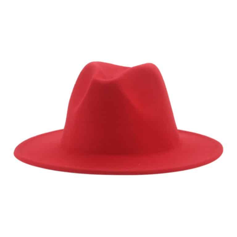 Winter felt fedora hat for men and women