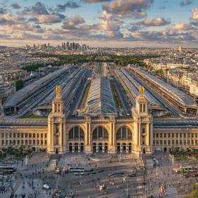 Photorealistic travel scene illustrating capital en france — Capital en France: 7 Epic Germany vs France Lineups