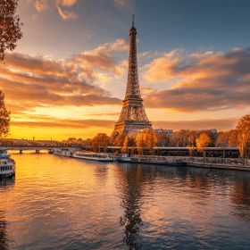 Photorealistic travel scene illustrating paris france french — Paris France French: 9 Essential Travel Tips & Tricks