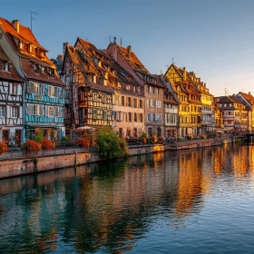 Photorealistic travel scene illustrating strasbourg france — Strasbourg France: 9 Unforgettable Travel Secrets