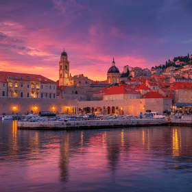 Photorealistic travel scene illustrating croatia vs france — Croatia vs France: 7 Epic Travel Wins Compared