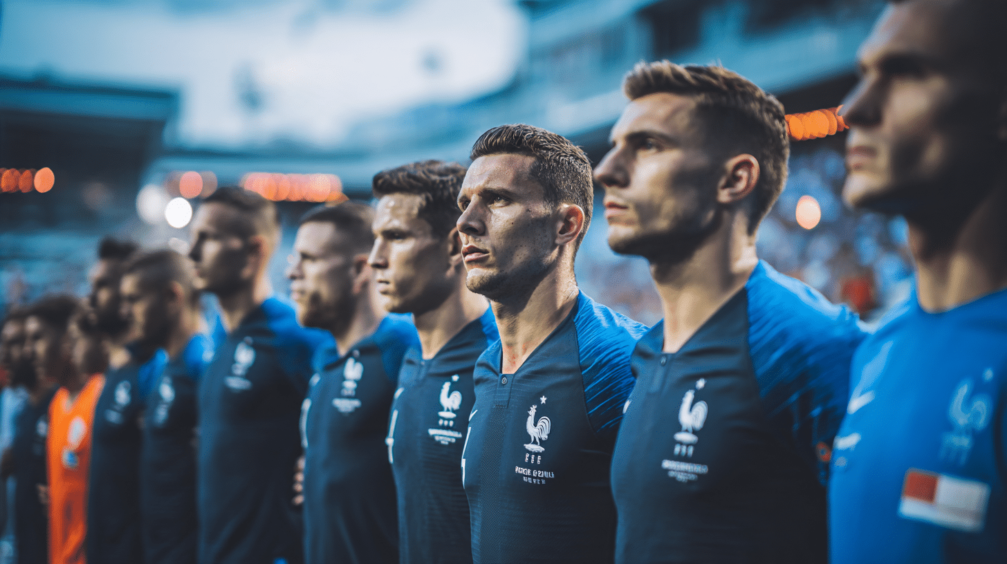 Photorealistic travel scene illustrating france national football team vs croatia national football team lineups — France vs Croatia Lineups: 11 Must-Know Picks