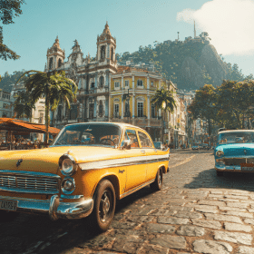 Photorealistic travel scene illustrating is it safe to travel to brazil — Is It Safe to Travel to Brazil? 7 Essential Safety Tips