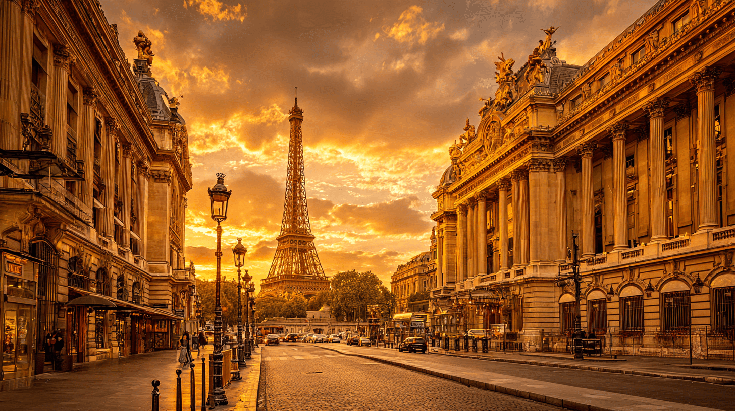 Photorealistic travel scene illustrating what time is it in paris france — What Time Is It in Paris France? 7 Essential Facts