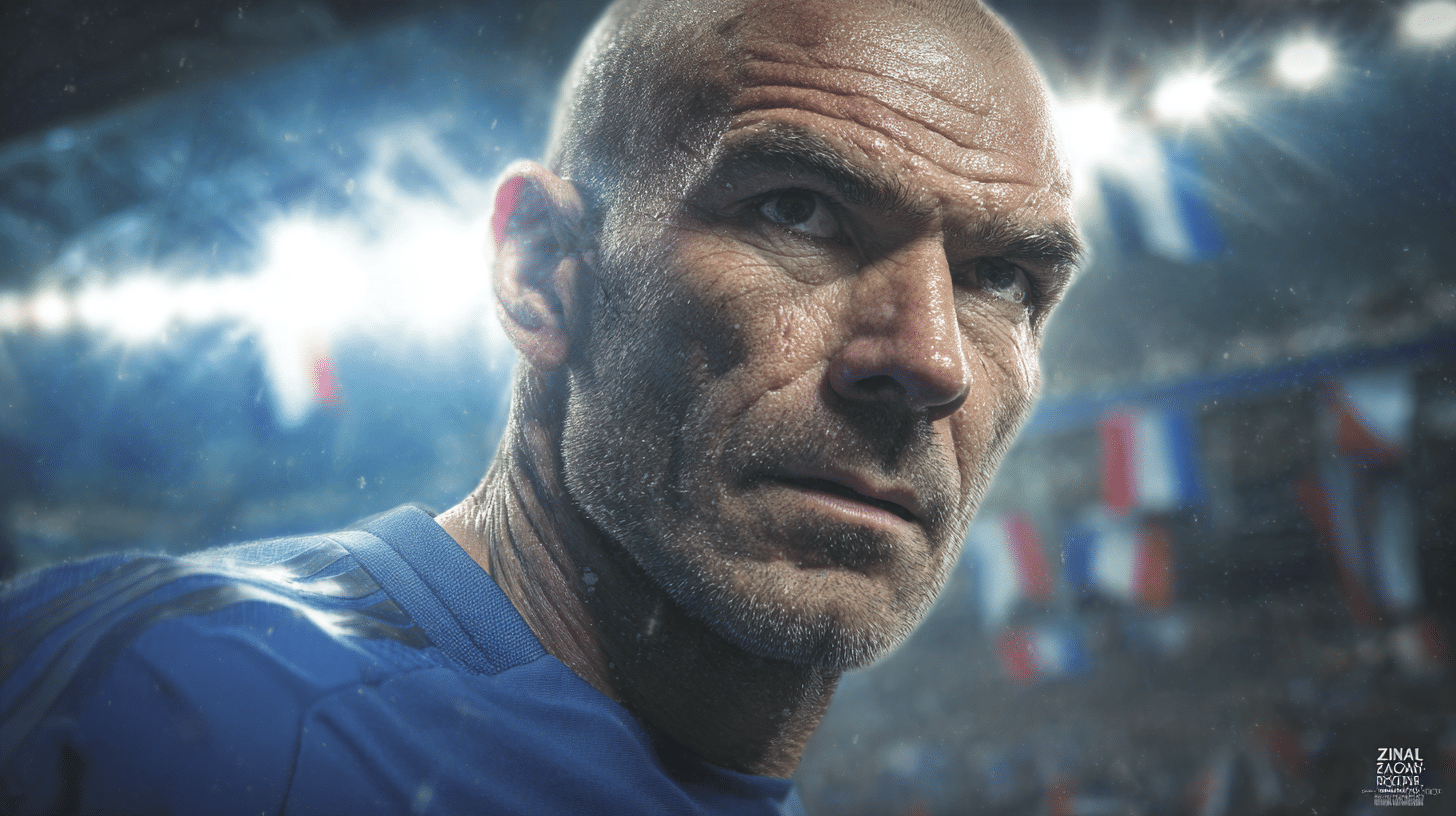 Photorealistic travel scene illustrating zidane france football — Zidane France Football: 7 Legendary Moments