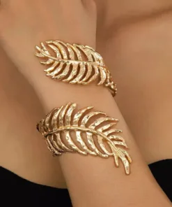 18k-gold-plated-alloy-leaf-bracelet-around-the-world-in-a-rush-9153968