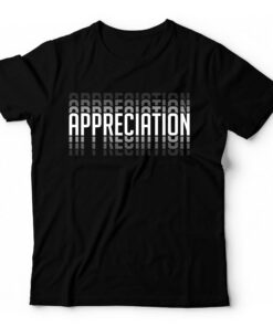 appreciation positive message graphic t shirt gratitude tee