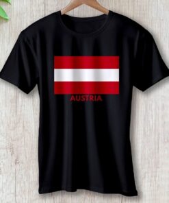 austria flag graphic t shirt austrian pride travel tee