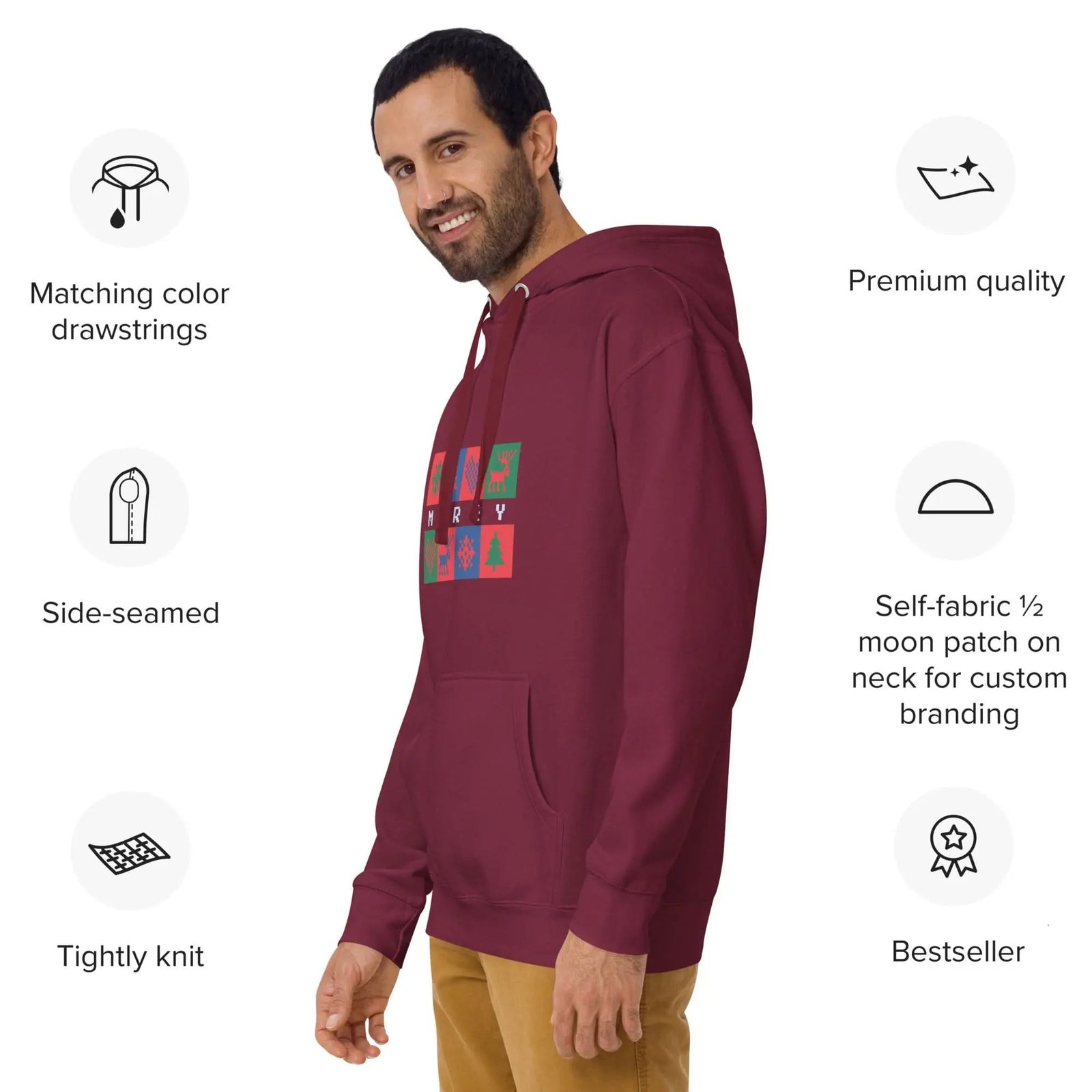 cotton-heritage-m2580-i-unisex-premium-pullover-hoodie-maroon-left-front-68e395b3123b0