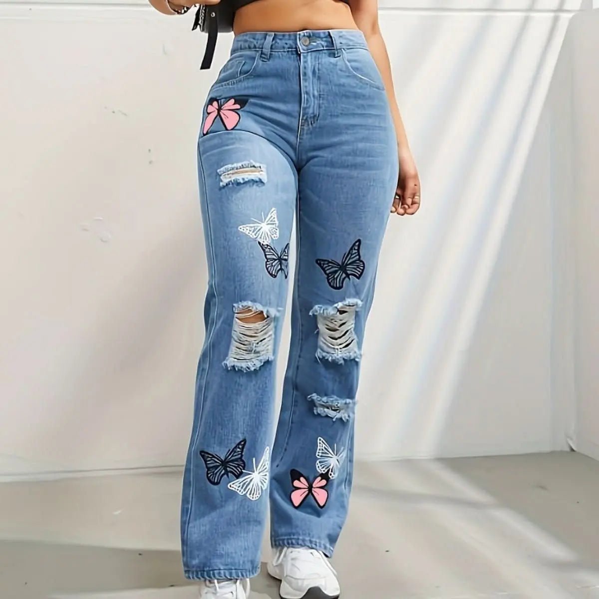 high-waisted-straight-leg-jeans-for-women-trendy-butterfly-print-ripped-distressed-denim-pants-0-around-the-world-in-a-rush-9206078