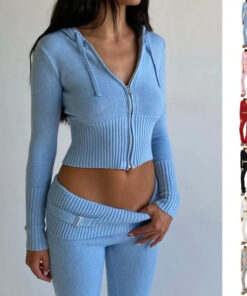 hoodie-suit-women-leisure-sexy-zip-long-sleeve-sweater-and-high-waist-long-pants-set-0-around-the-world-in-a-rush-6501402