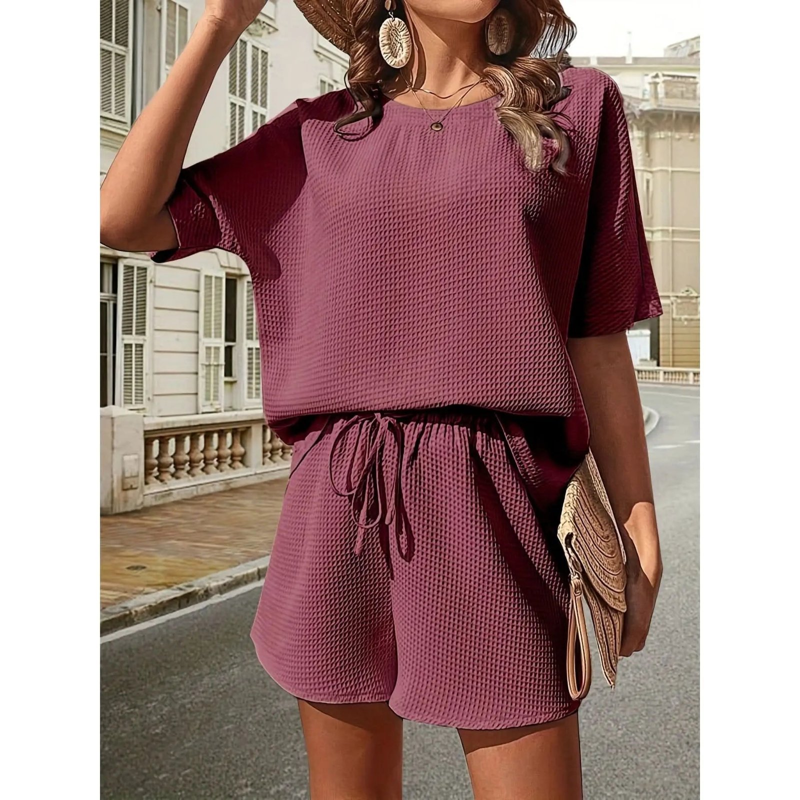 short-sleeve-suit-womens-western-style-batwing-shirt-fashion-shorts-two-piece-set-0-around-the-world-in-a-rush-3042818