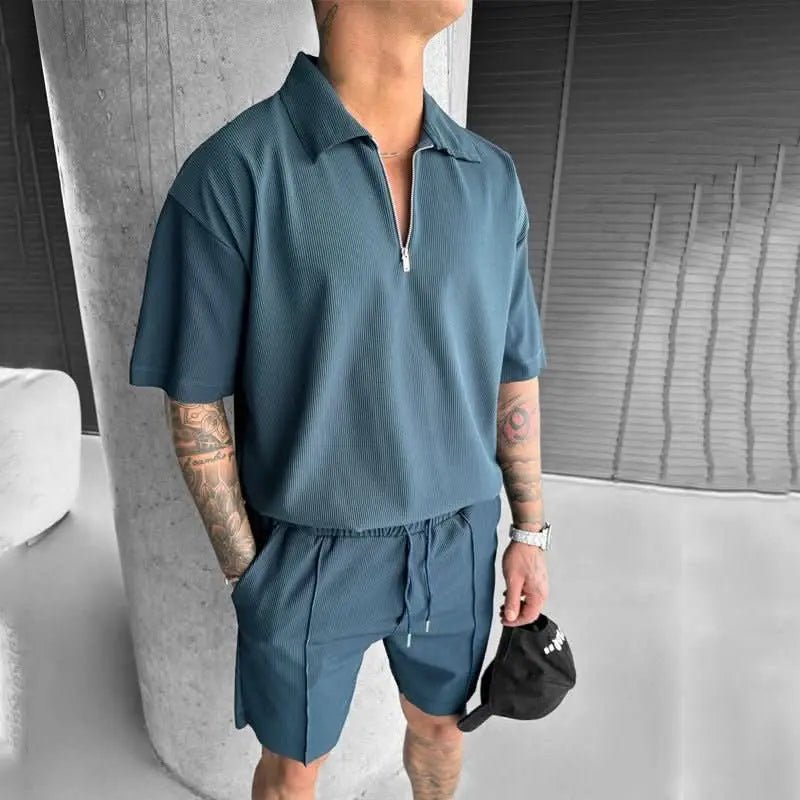 summer-fashion-mens-clothing-mens-suits-new-zipper-polo-casual-short-sleeve-drawstring-shorts-mens-set-0-around-the-world-in-a-rush-5064333