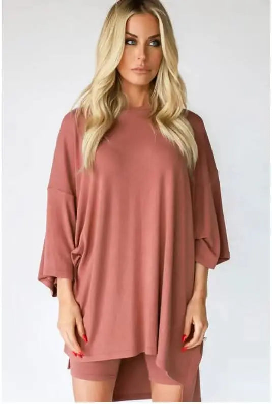 womens-clothing-fashion-solid-color-loose-t-shirt-tight-shorts-women-0-around-the-world-in-a-rush-2648805