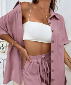 womens-fashion-shorts-two-pieces-solid-color-shirt-suit-0-around-the-world-in-a-rush-6748809